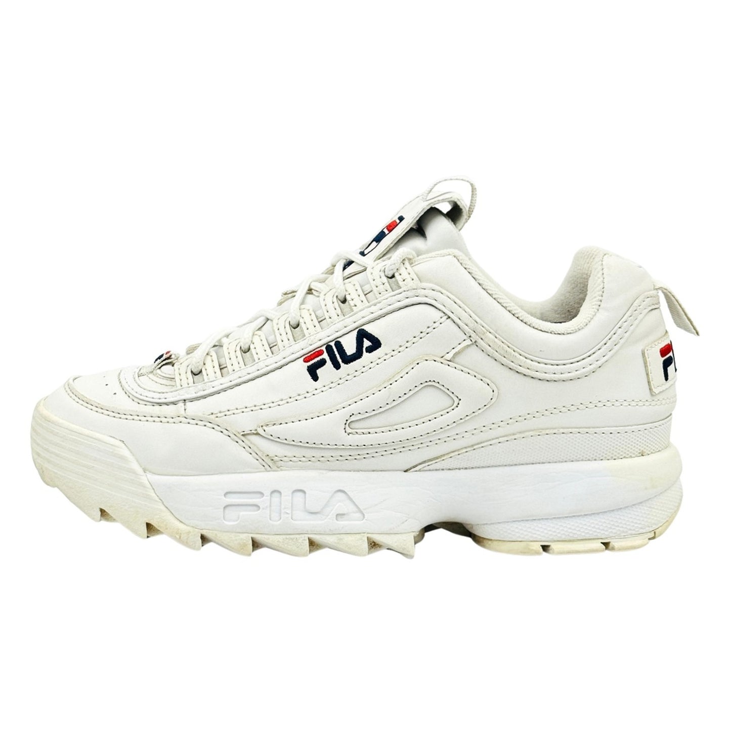 FILA Disruptor II White Shoes (Size 41) - FW01655-111