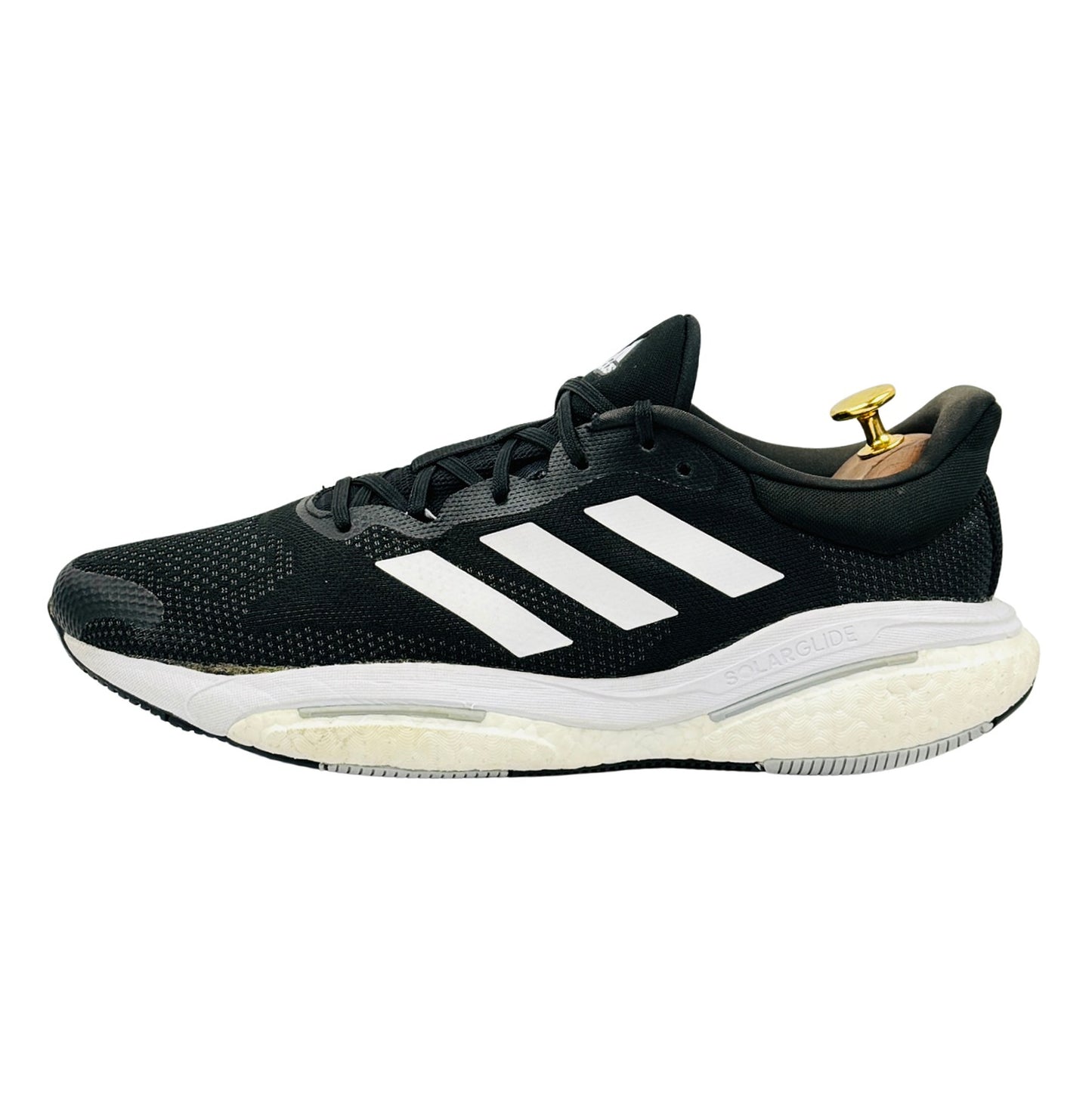 Adidas SolarGlide 5 'Core Black' Shoes (Size 44) - GX5493