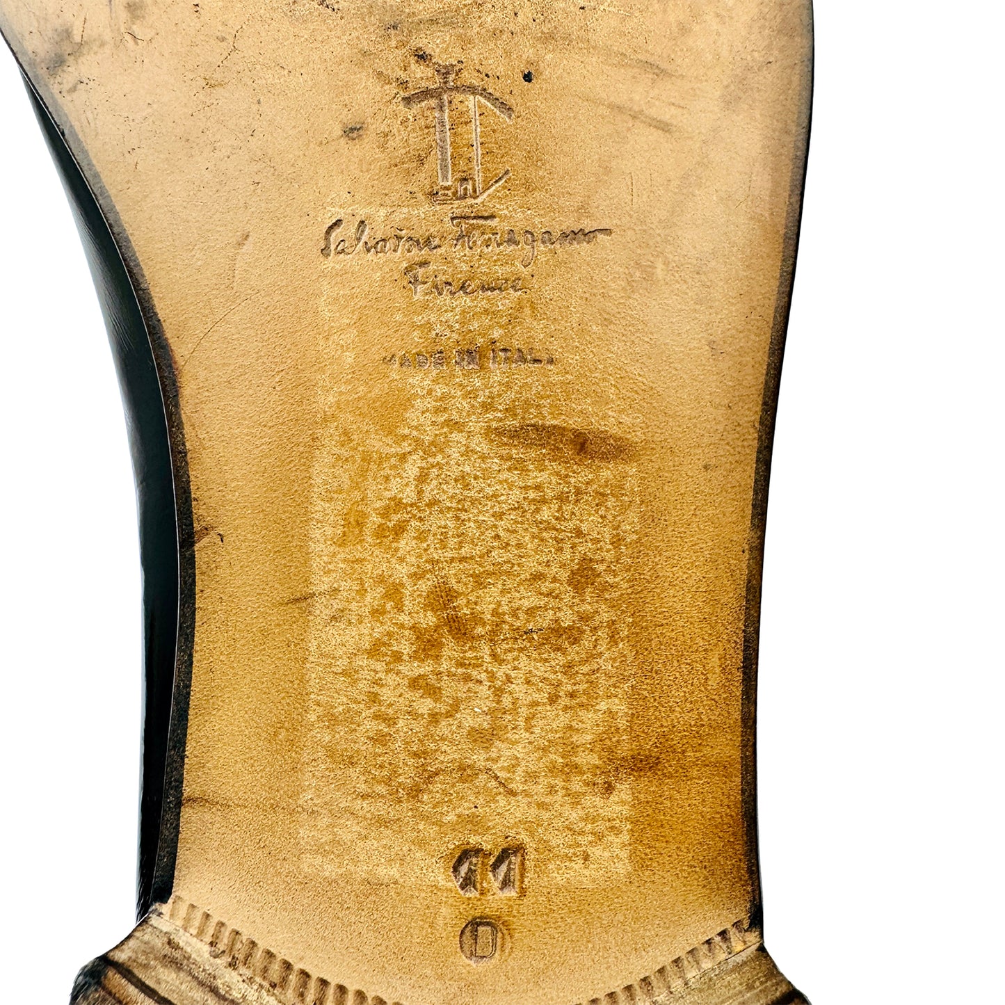 Salvatore Ferragamo Patent Leather Grosgrain Trim Loafers (Size 43)