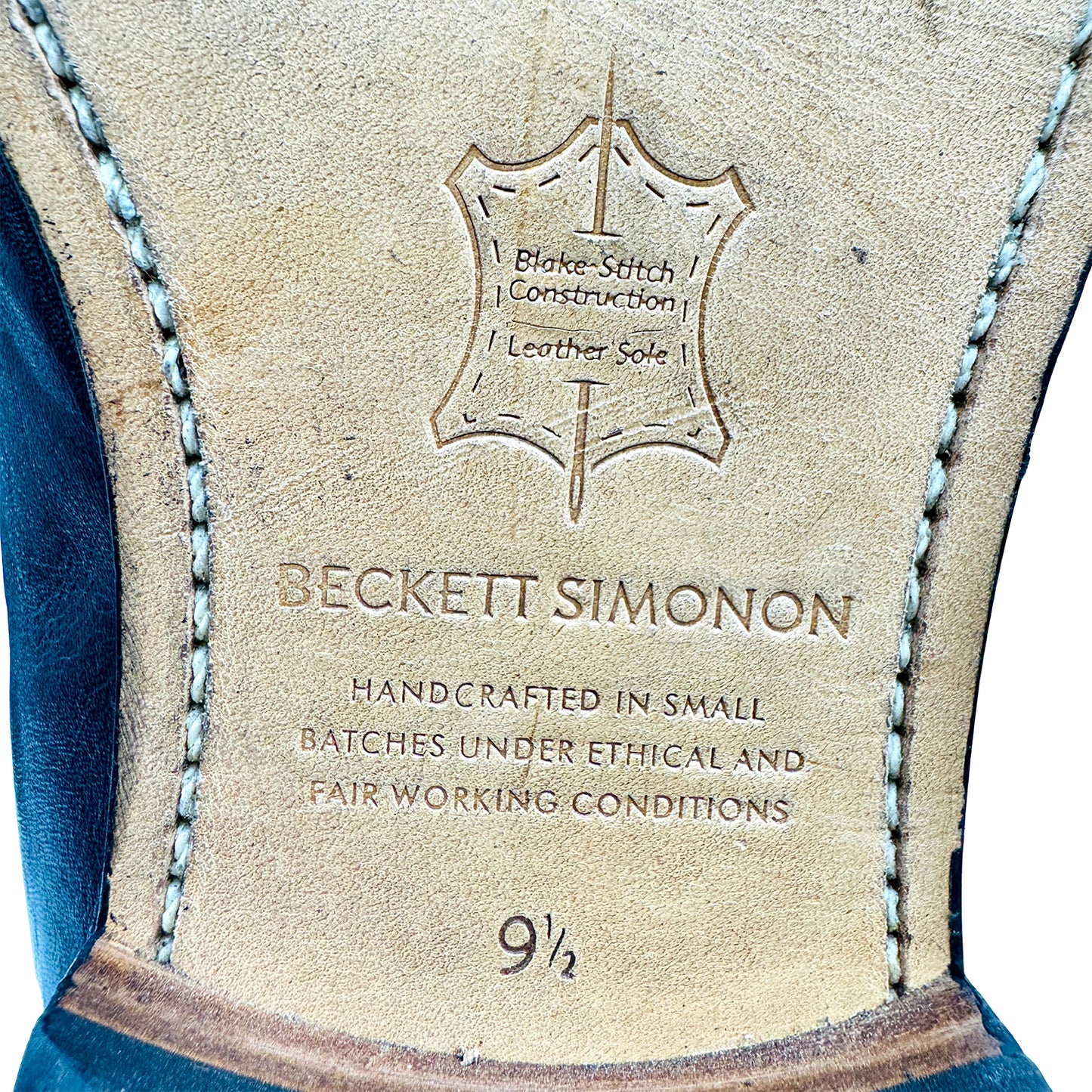 Beckett Simonon Roy Leather Penny Loafers (Size 42.5)