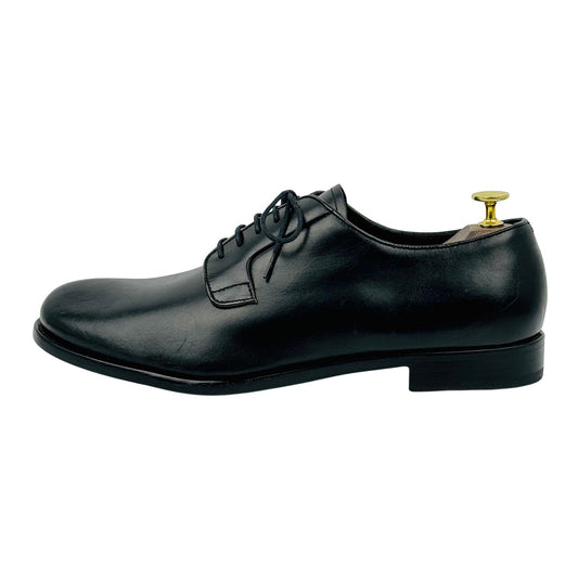 Prada Men's Black Leather Oxfords (Size 42.5) - DNC 099