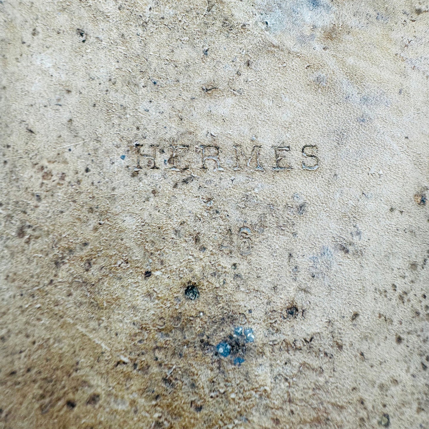 Hermès Izmir Black Sandal Slippers (Size 45/46)