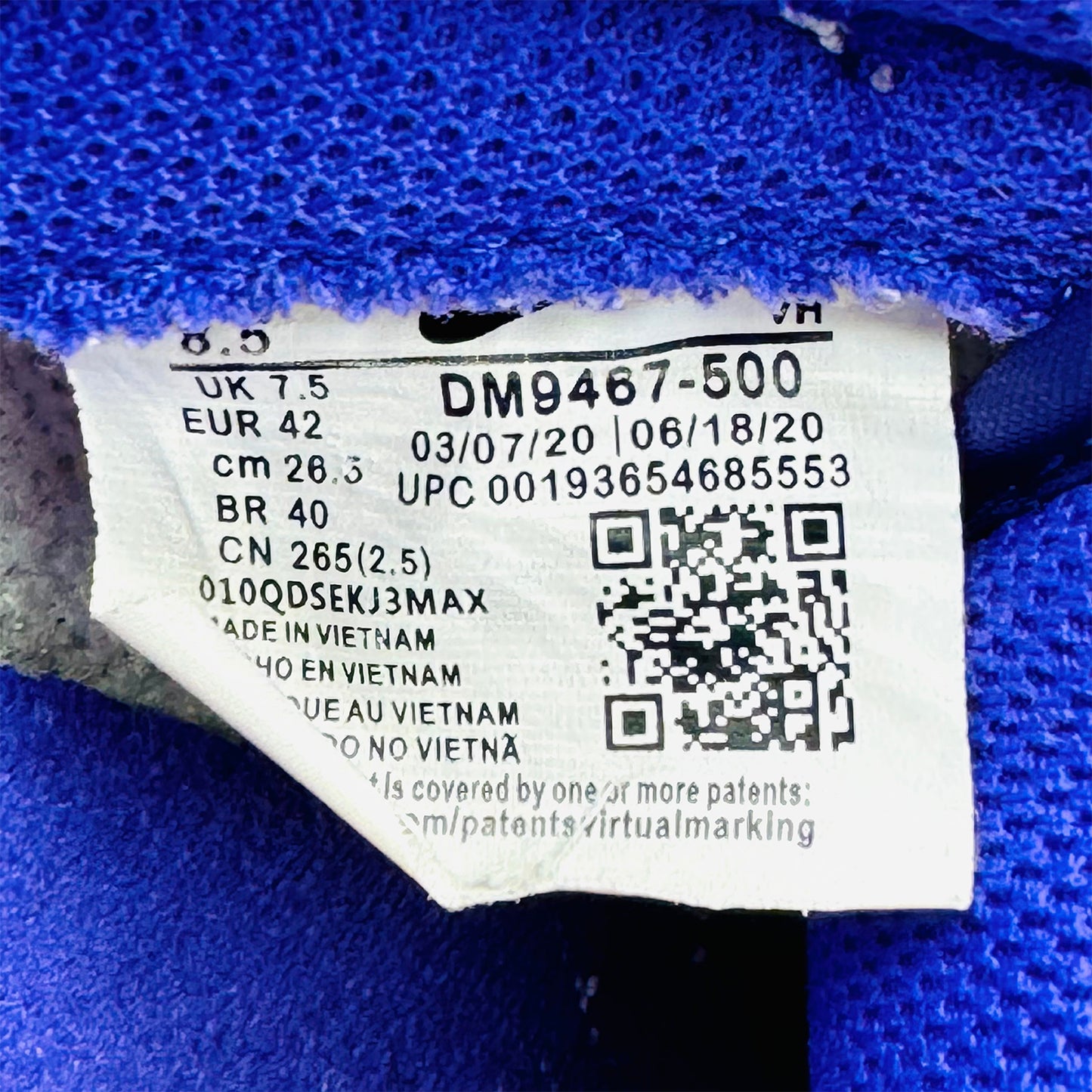 Nike Dunk Low 'Purple White' Sneakers (Size 42) - DM9467-500
