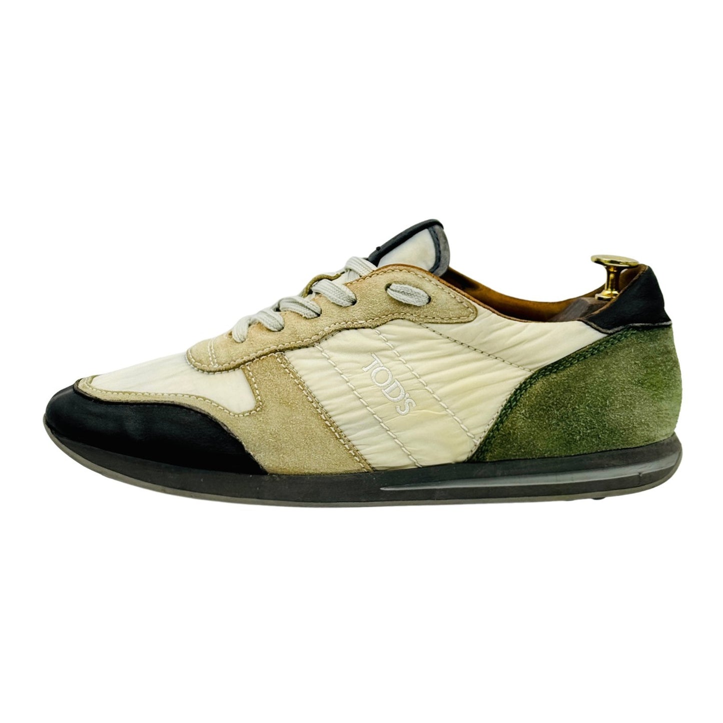 Tod’s Men's 'Off-White Olive' Low Top Sneakers (Size 42)