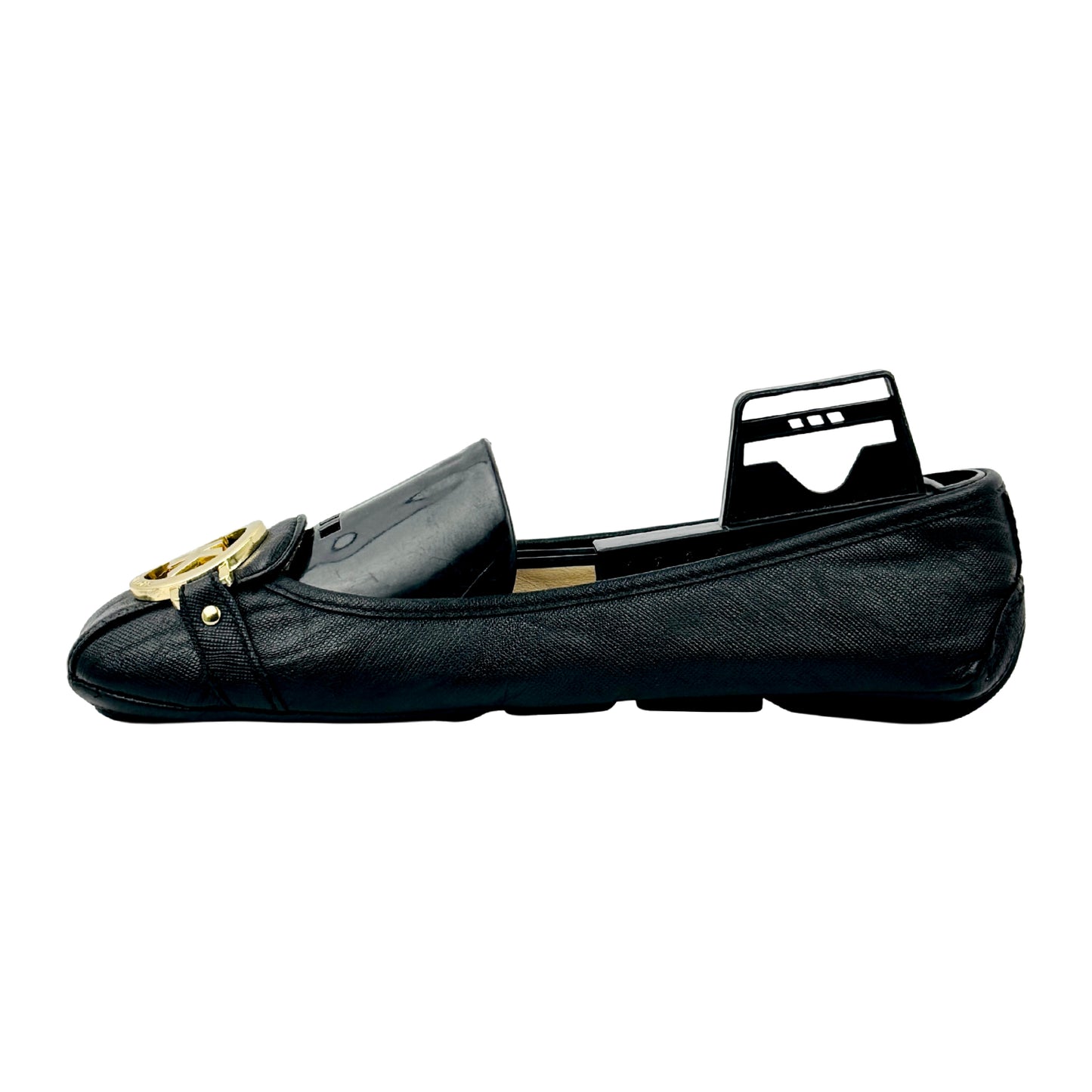 Michael Kors Fulton Saffiano Leather Moccasins (Size 37)