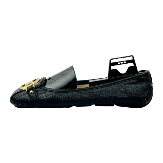Michael Kors Fulton Saffiano Leather Moccasins (Size 37)