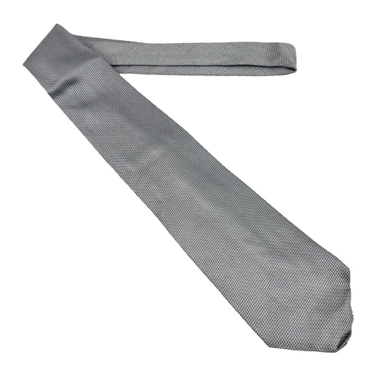 Christian Dior Light Grey 'Micro Pattern' Tie (Size Regular)