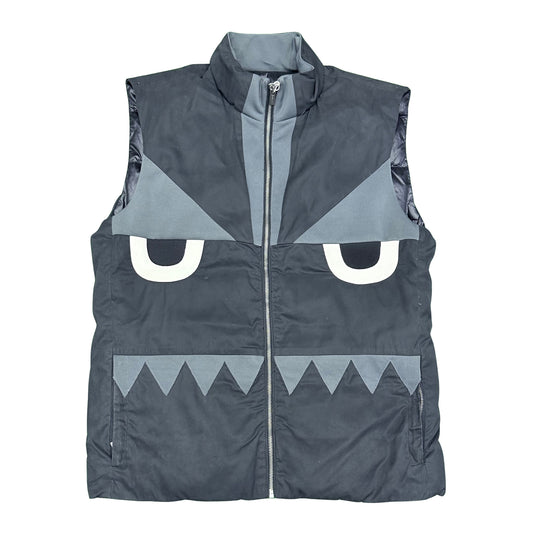 FENDI Monster Eye Reversible Puffer Vest (Size Medium)
