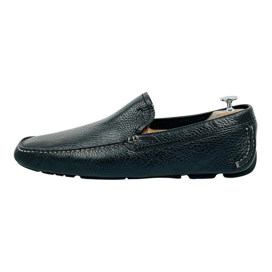 Salvatore Ferragamo Pebbled Leather Italian Loafers (Size 44.5)