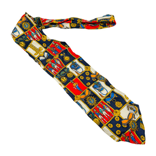 Giorgio Moresco Navy 'Marine Print' Tie (Size Regular)