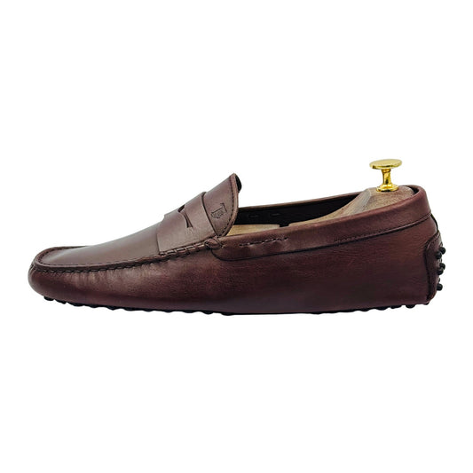 Tod's Brown Leather Gommino Driving Loafers (Size 42)