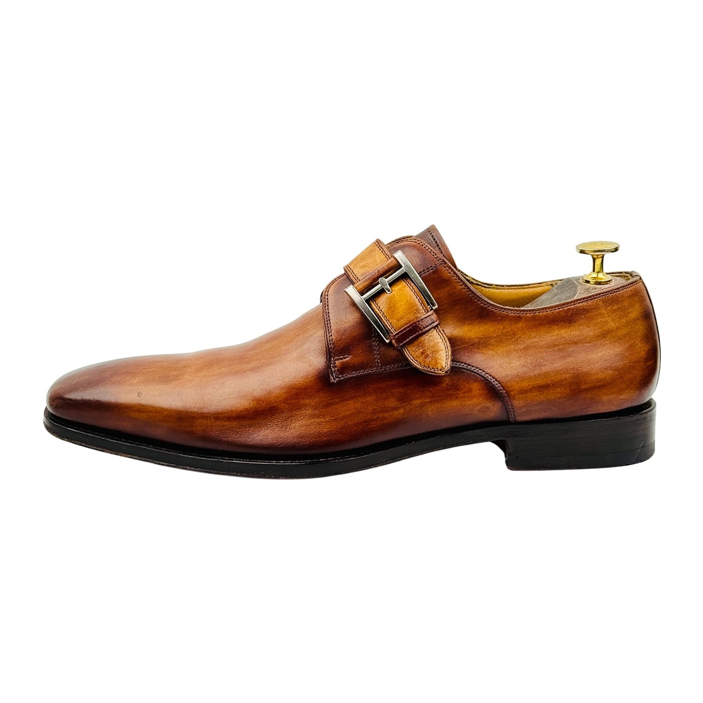 Magnanni Men's Marco II Single Monk Strap Shoes (Size 43) - 13276