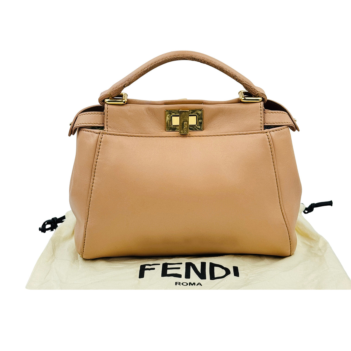 Fendi Mini Peekaboo Satchel Satchel Bag - 8BN244