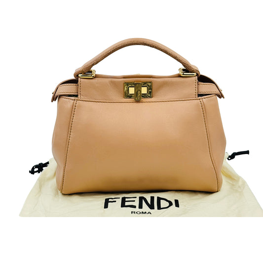 Fendi Mini Peekaboo Satchel Satchel Bag - 8BN244