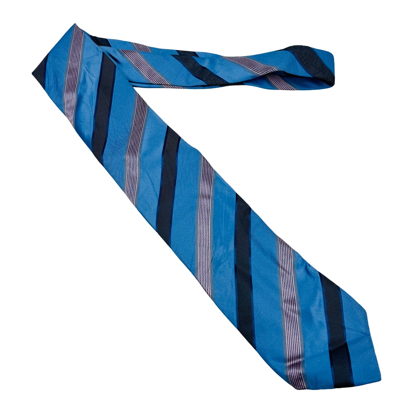 Canova's Club Sky Blue 'Diagonal Stripes' Tie (Size Regular)