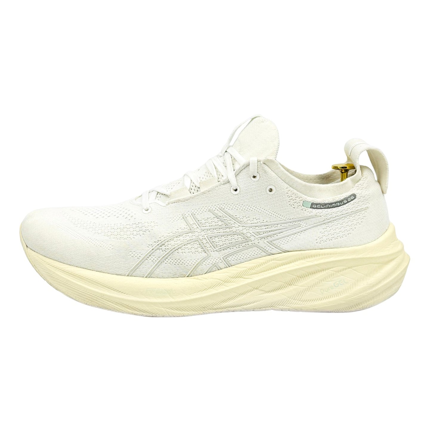 ASICS GEL-Nimbus 26 White Shoes (Size 46.5) - 1011B794