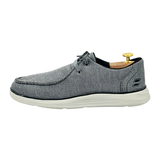 Skechers S Sport Charcoal Grey Shoes (Size 40.5)
