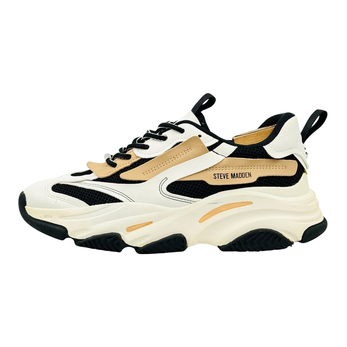 Steve Madden Possession 'Black Tan' Shoes (Size 41/41.5)
