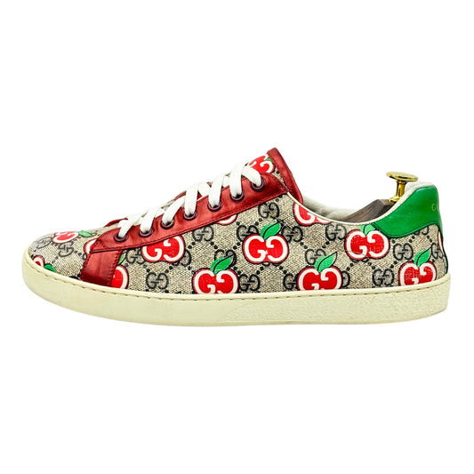 Gucci Ace GG Apple Beige Sneakers (Size 42)