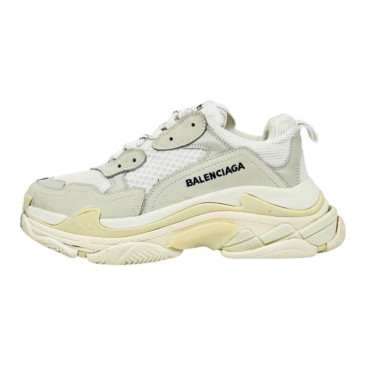 Balenciaga Triple S 'Cream Off-White' Shoes (Size 39)