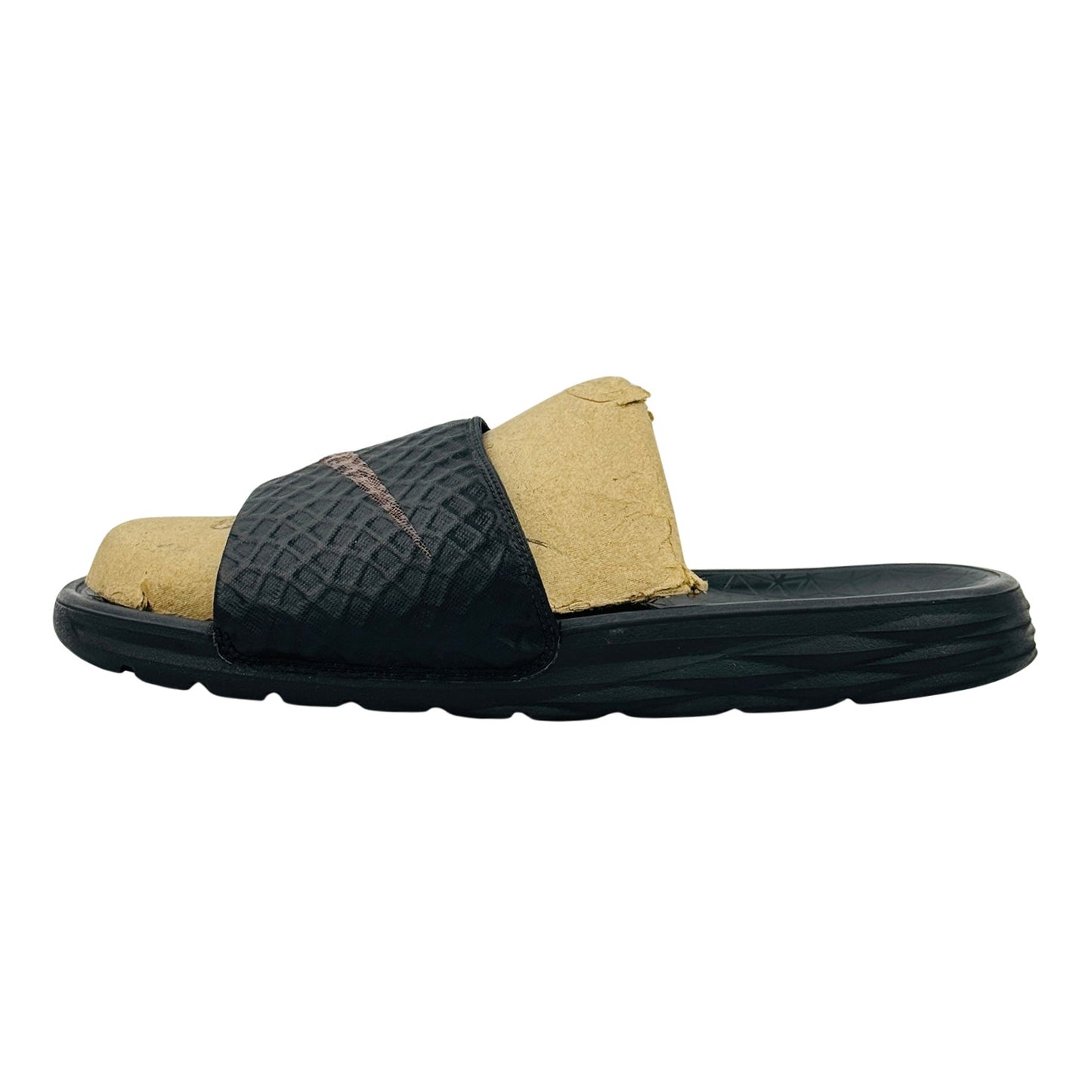Nike Benassi Solarsoft Black Slides (Size 46)