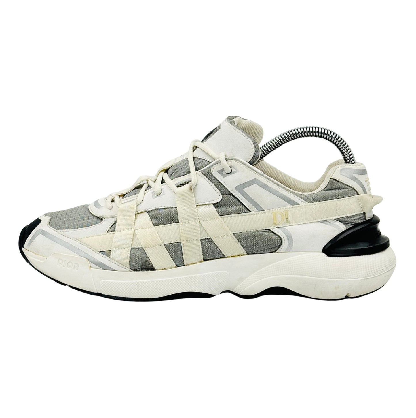 Dior B24 Runtek 'White Grey' Shoes (Size 42/42.5)