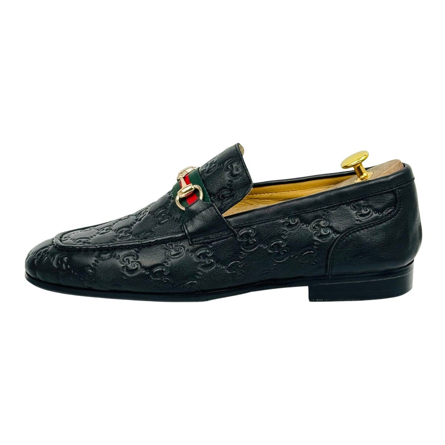 Gucci Men's GG Embossed Leather Loafers (Size 43/43.5)