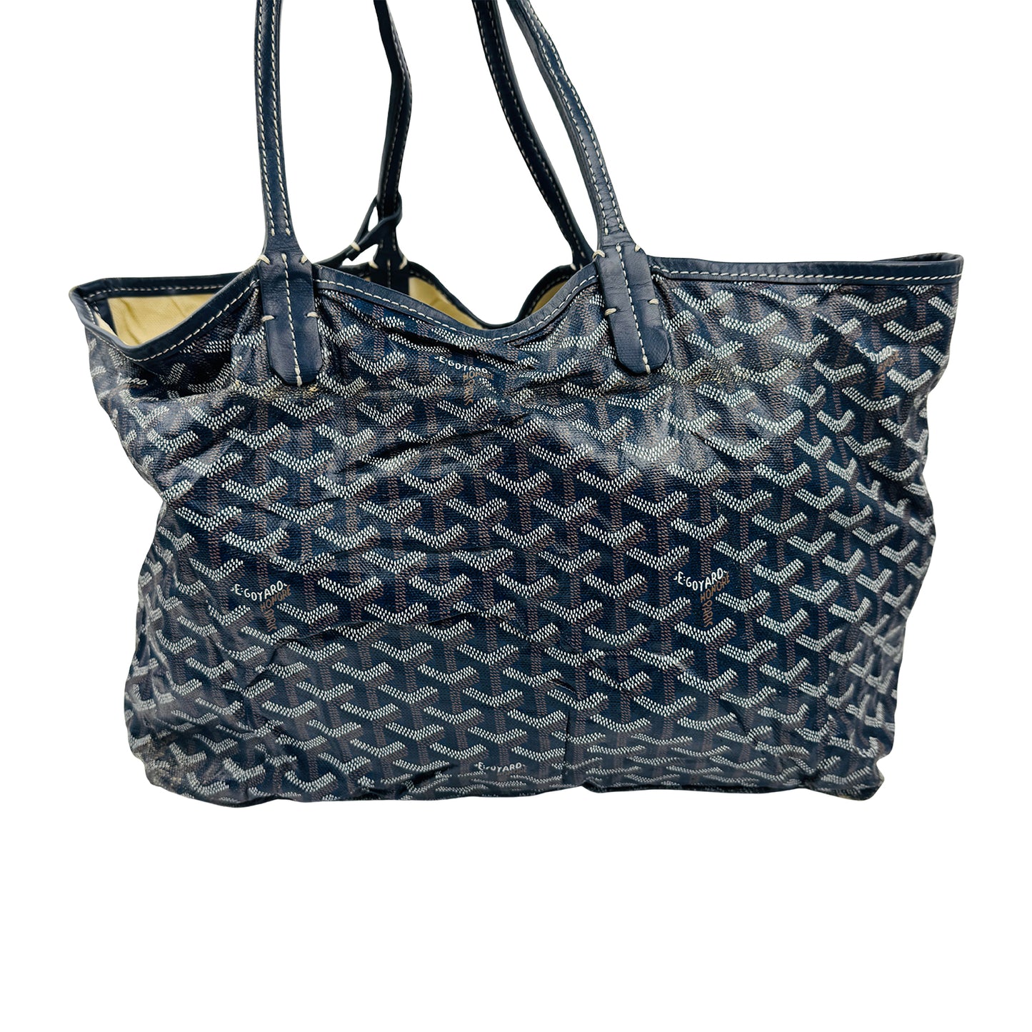 Goyard Saint Louis PM Navy Blue Tote Bag - 020152