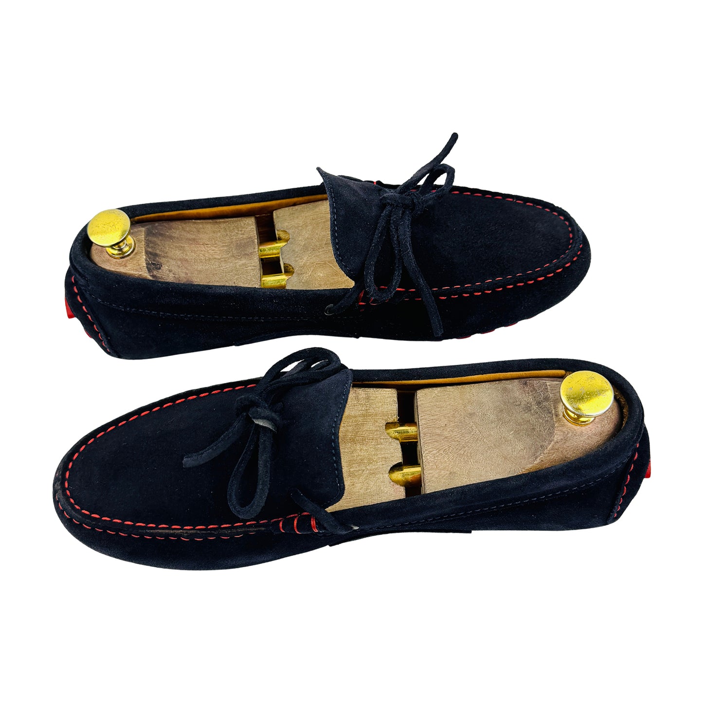 Bexley Men's Navy Blue Driving Loafers (Size 42.5)