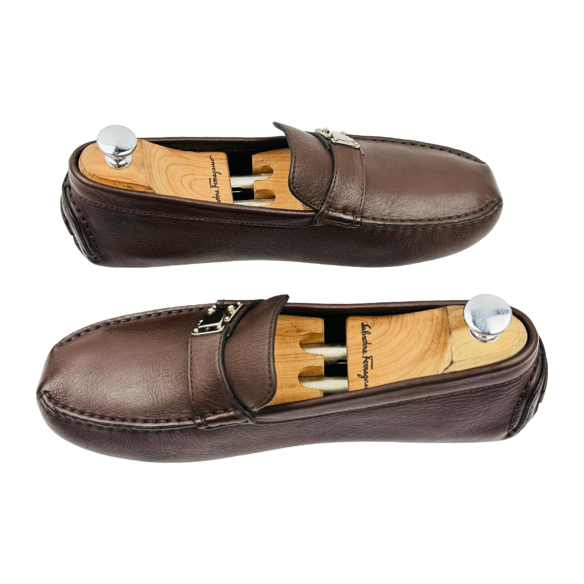 Louis Vuitton Lombok Brown Leather Loafers (Size 42.5)