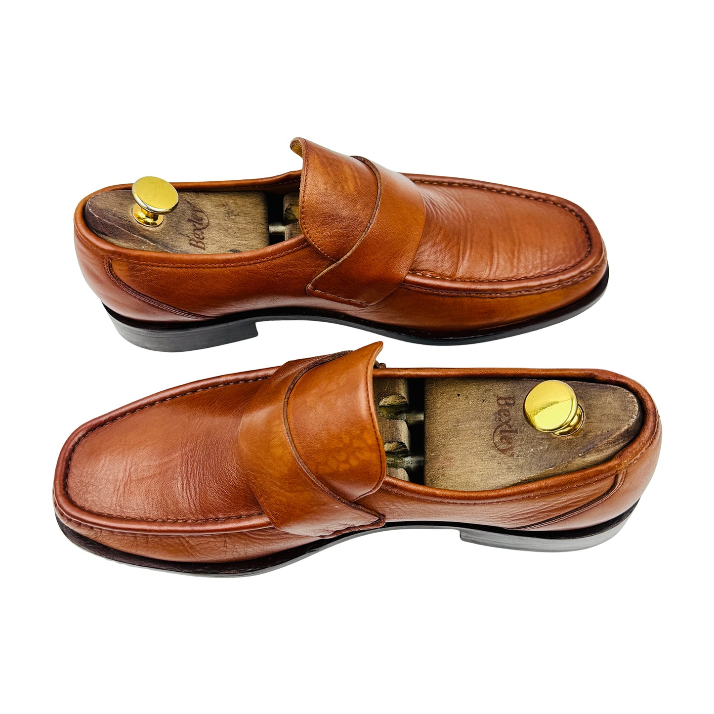 Yves Saint Laurent Men's Cognac Brown Loafers (Size 43)