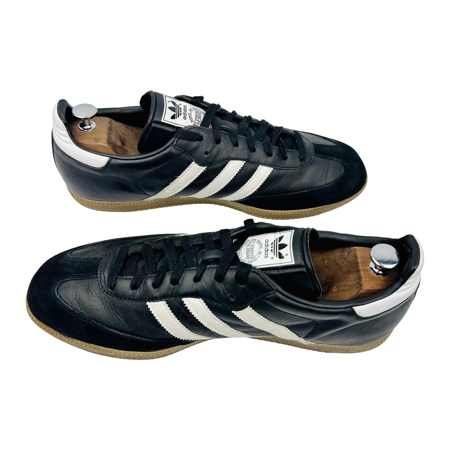Adidas Samba 'Core Black' Sneakers (Size 46.5) - 019000