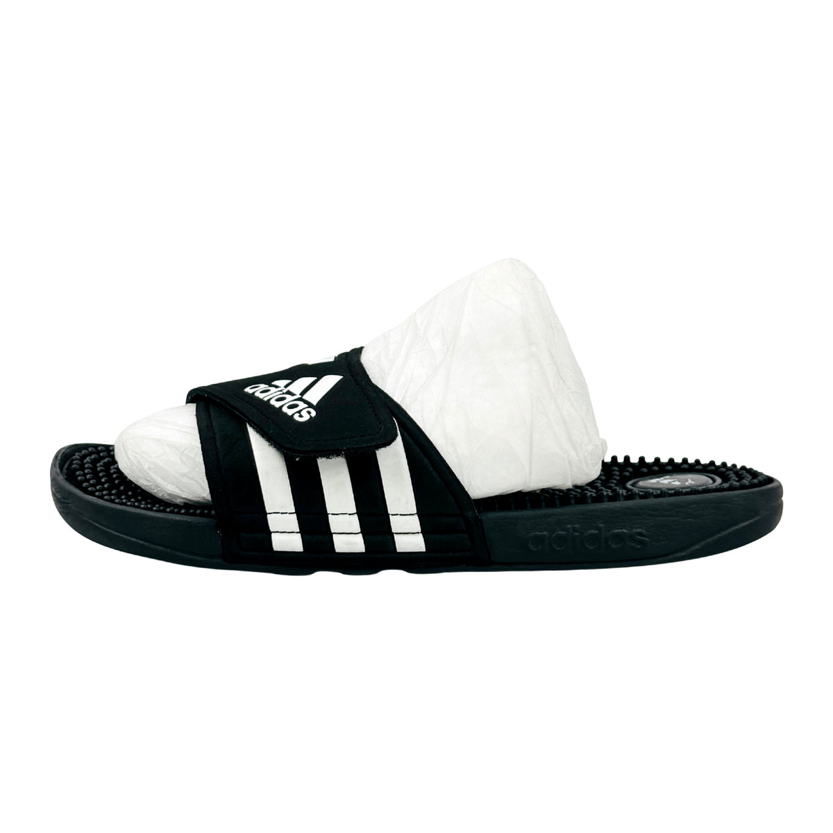 Adidas Adissage 'Core Black' Slides (Size 40.5) - 087609