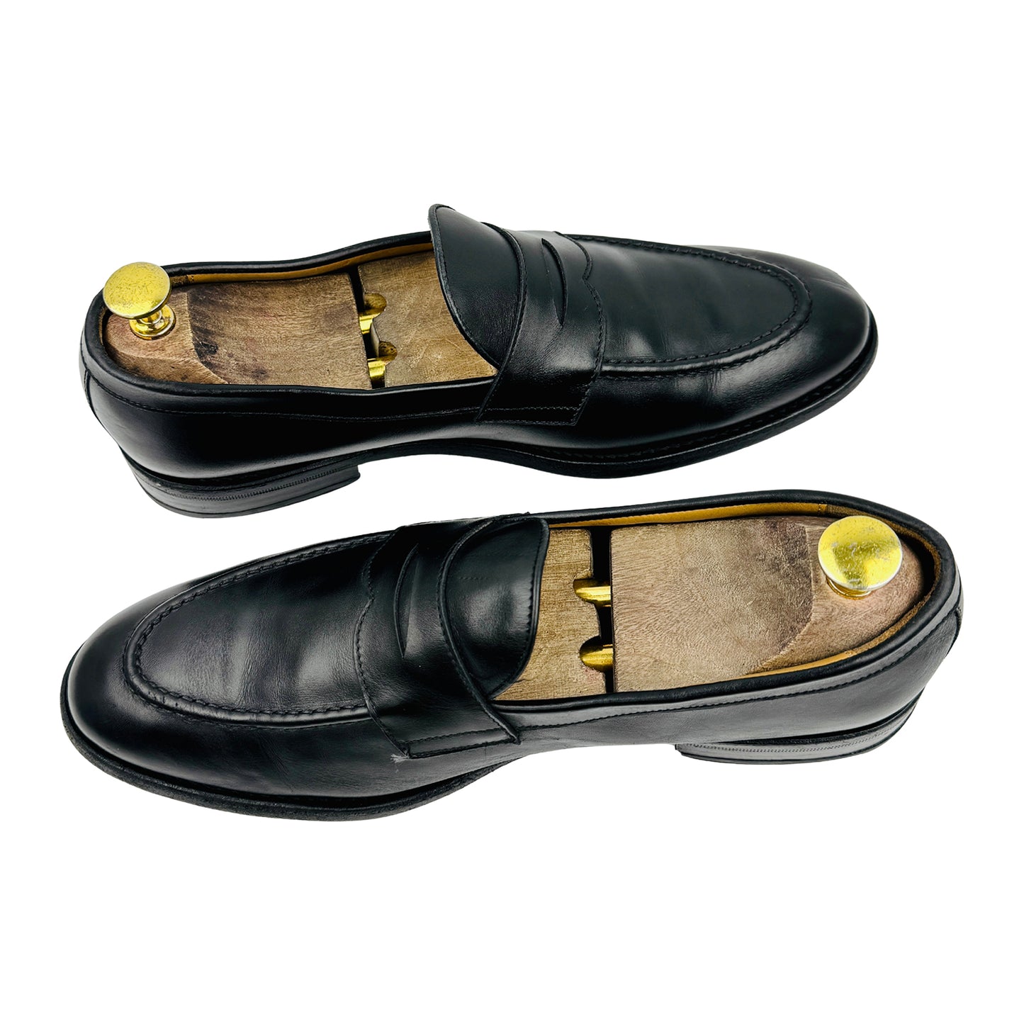Berwick 1707 Men's Black Loafers (Size 42/42.5)
