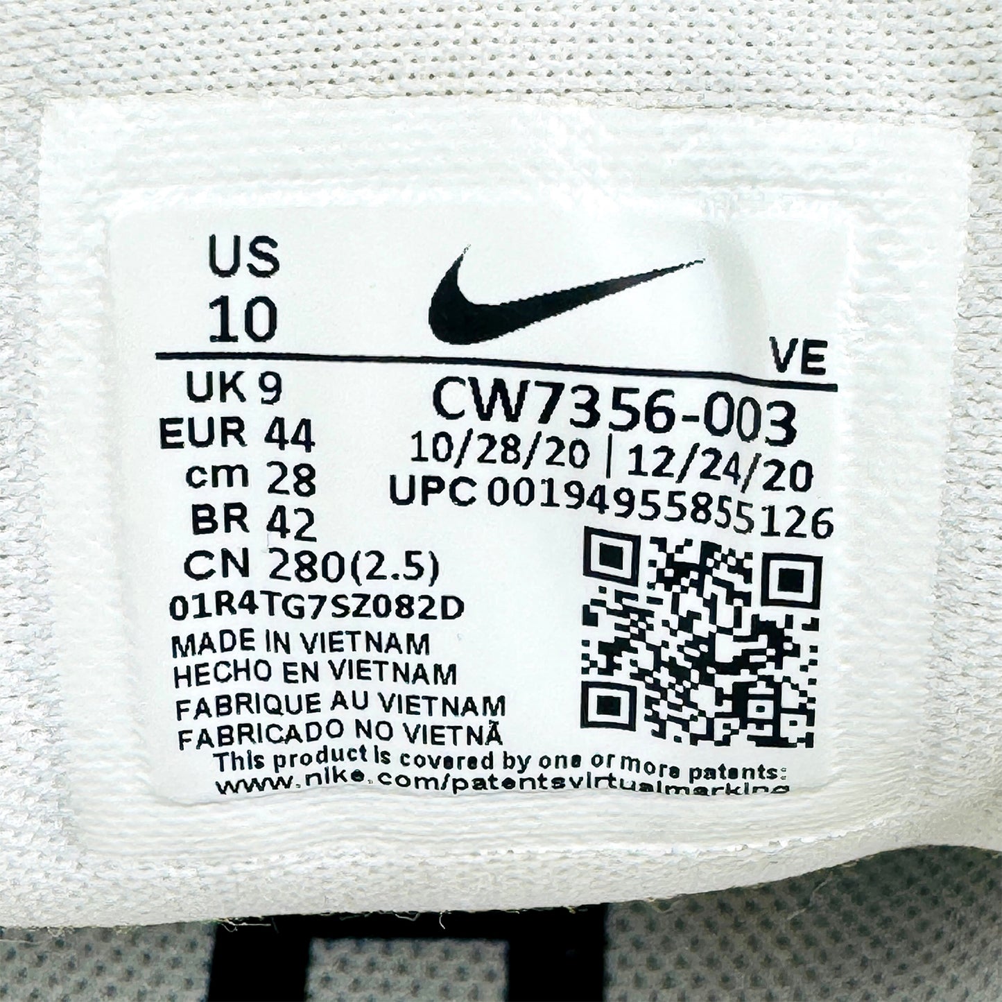 Nike Air Zoom Pegasus 38 Shoes (Size 44) - CW7356-003