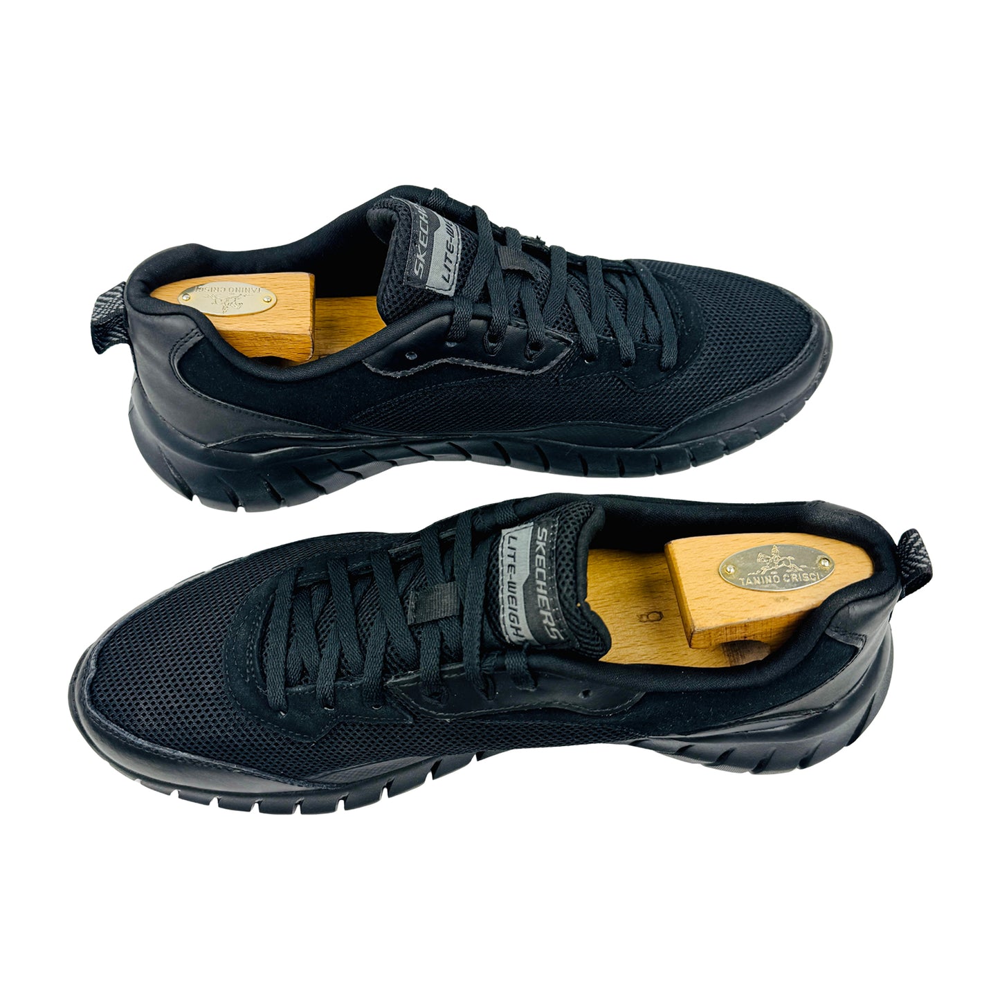 Skechers Overhaul - Betley Black Shoes (Size 43) - 232046 BBK