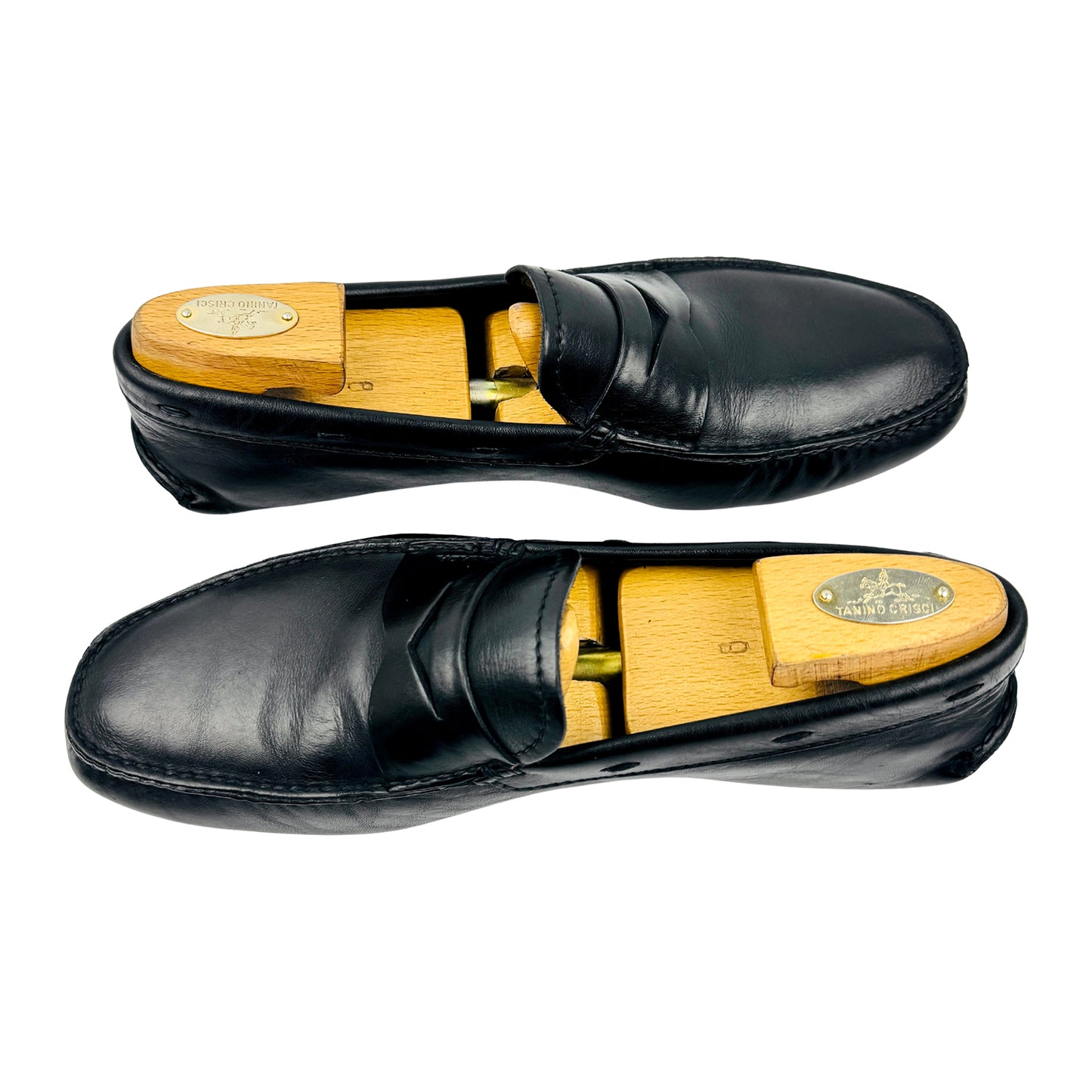 Prada Men's Black Driving Penny Loafers (Size 42/42.5)