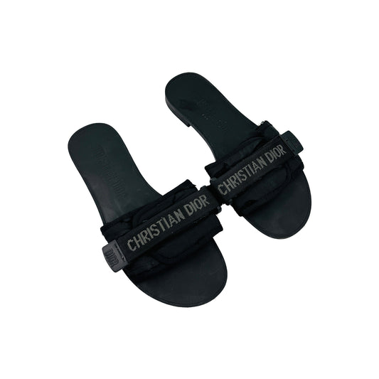 Christian Dior Evolution Black Slides (Size 41)