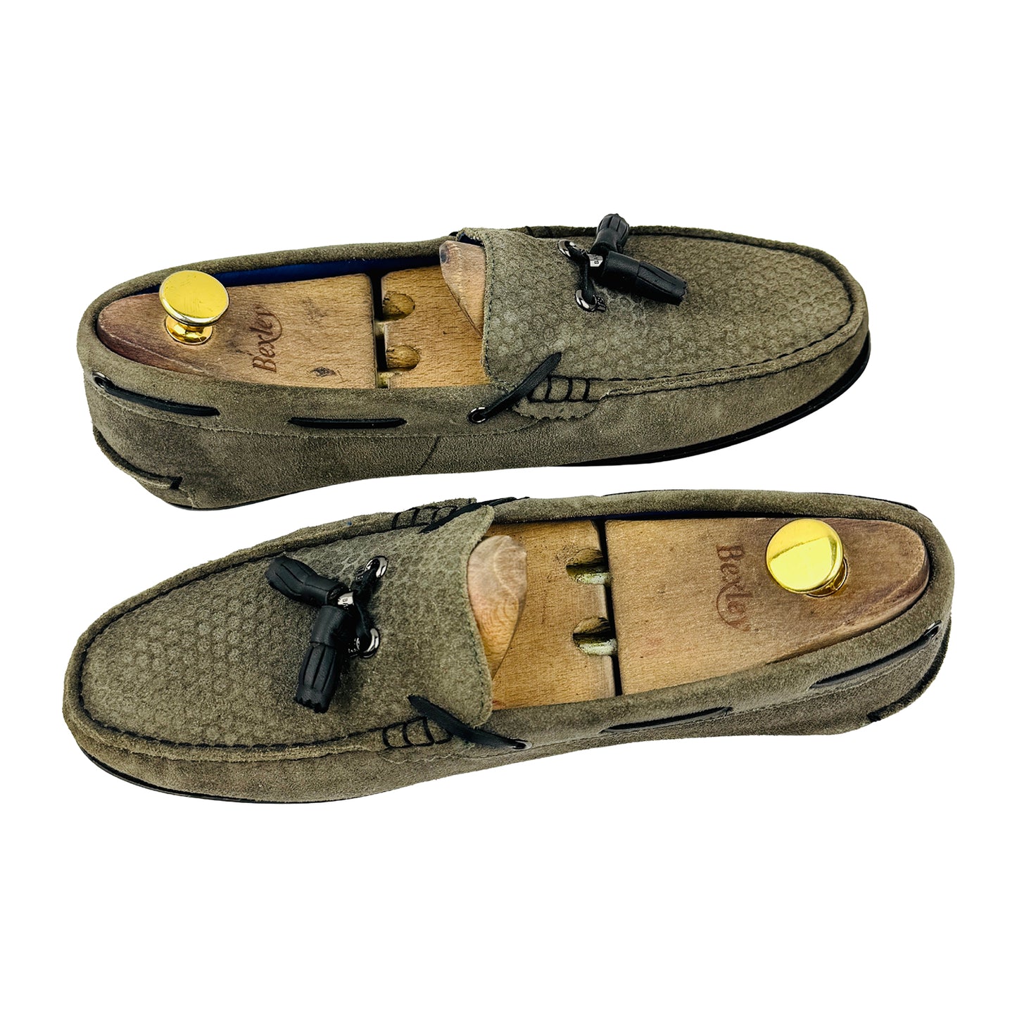 Ted Baker Muddi 'Olive Green' Tassel Loafers (Size 42.5) - FD05718