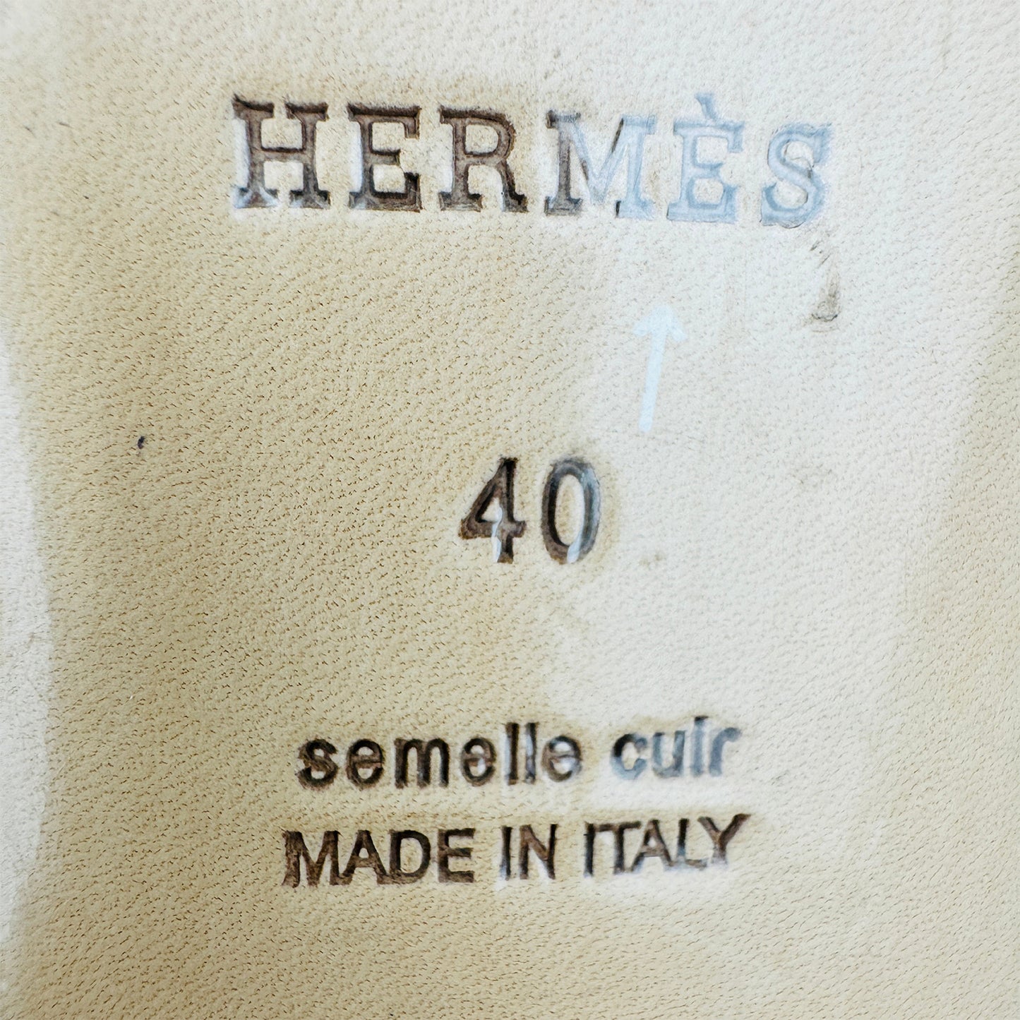 Hermès Oz Brown Leather Mules (Size 40)