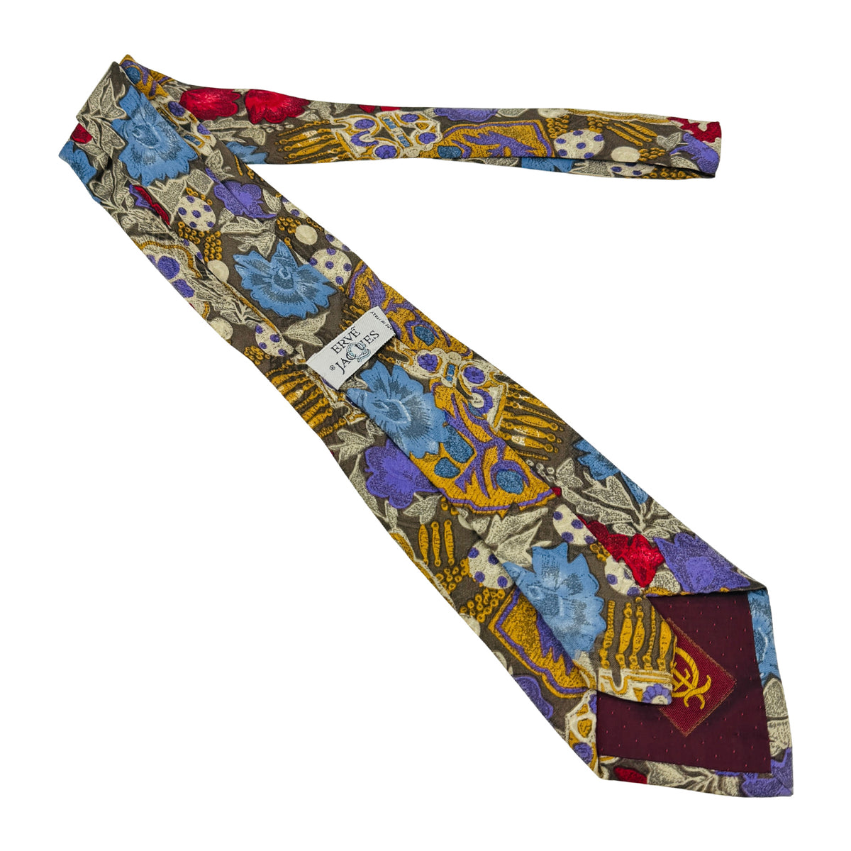 Erve Jacques Multicolor 'Floral Pattern' Tie (Size Regular)