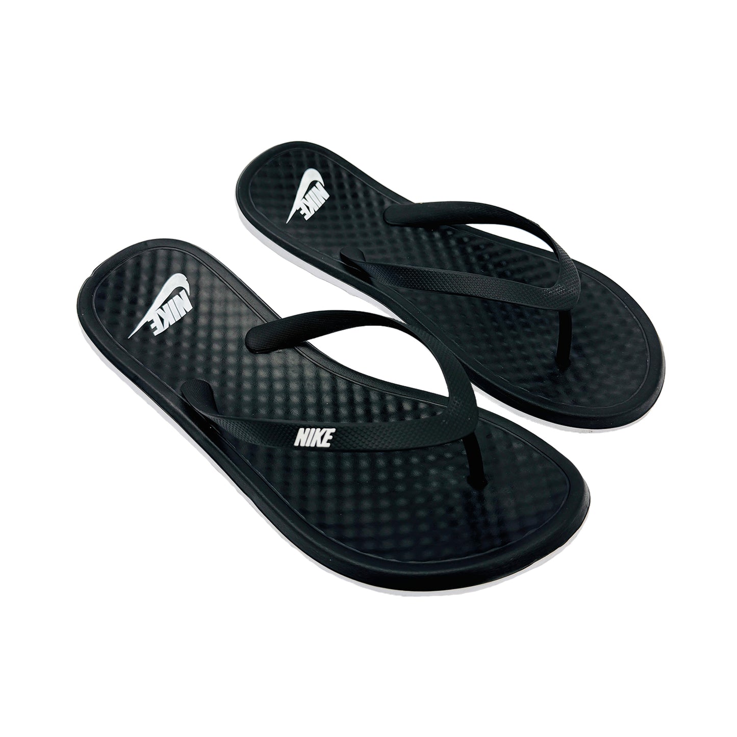 Right Side image of Nike Ondeck Black Flip Flops (Size 44/45) - CU3958-002