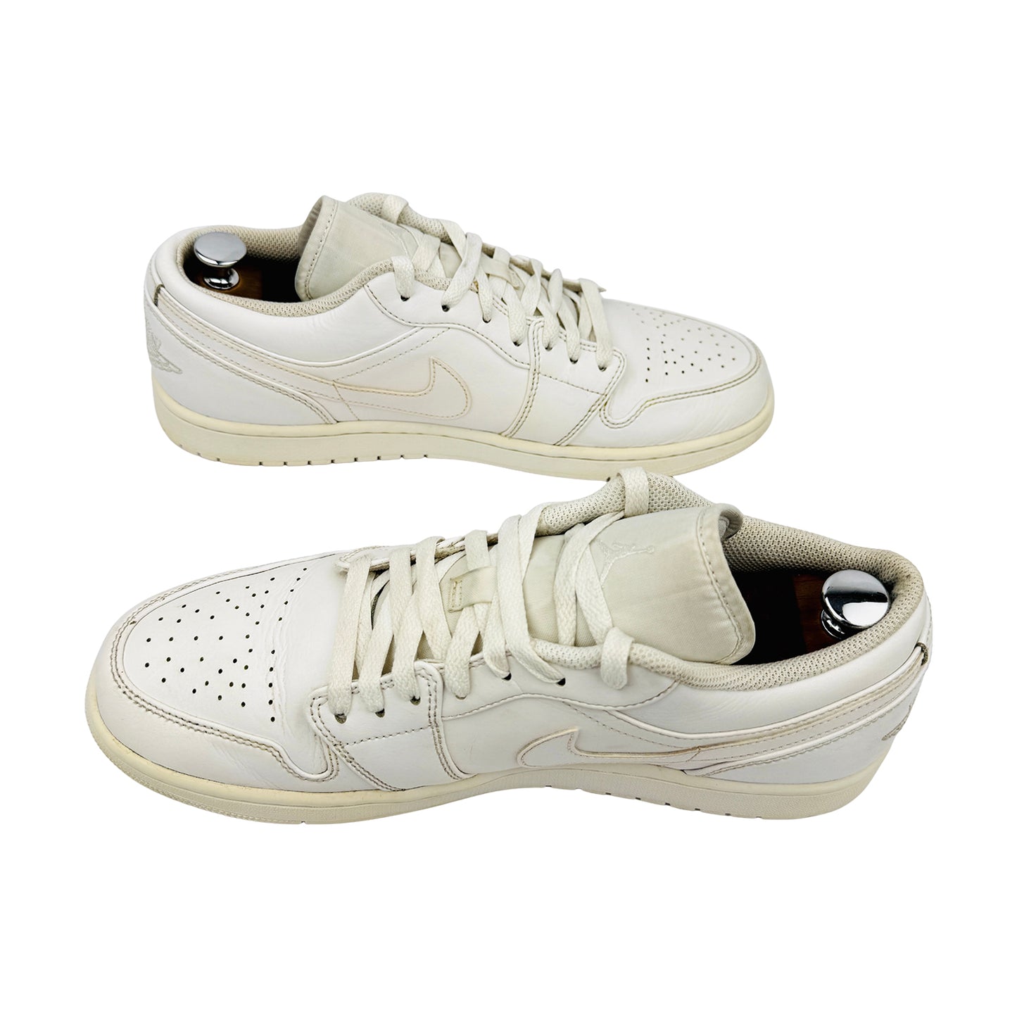 Nike Air Jordan 1 Low 'Triple White' Sneakers (Size 45.5) - 553558-136