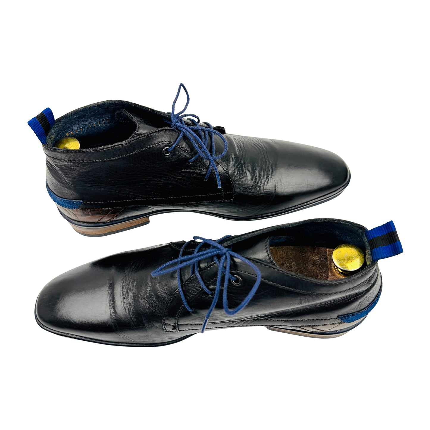 Floris van Bommel Black Leather Boots (Size 42) - 10334/30