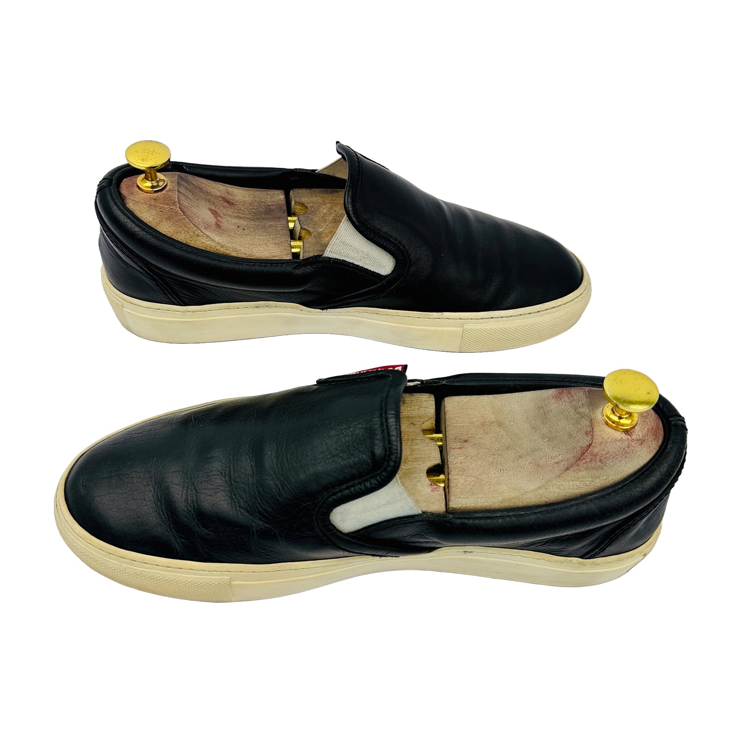 Cross image of Dsquared2 Men's Black Slipon Sneakers (Size 41/41.5)