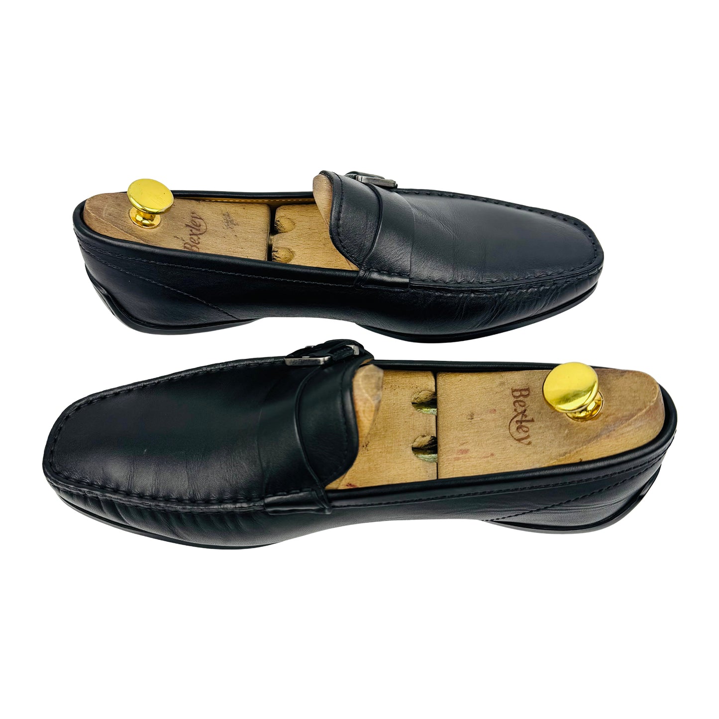 Tod’s Men's Black Leather Buckle Loafers (Size 42.5)