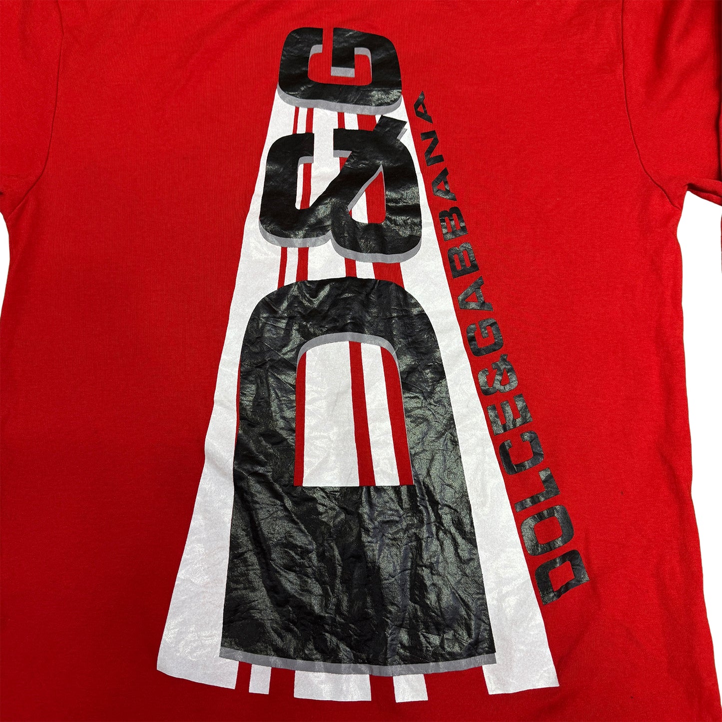 Dolce & Gabbana Men's Long Sleeves Red T-Shirt (Size Small)