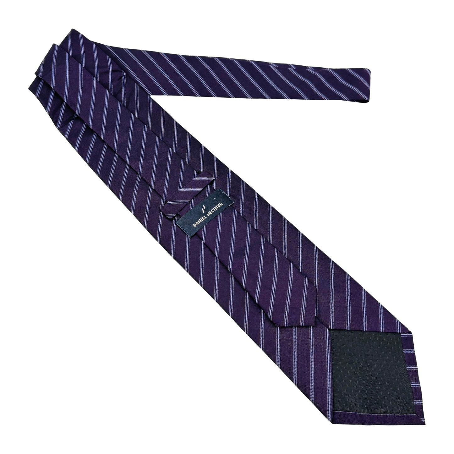 Daniel Hechter Dark Purple Stripes Tie (Size Regular)