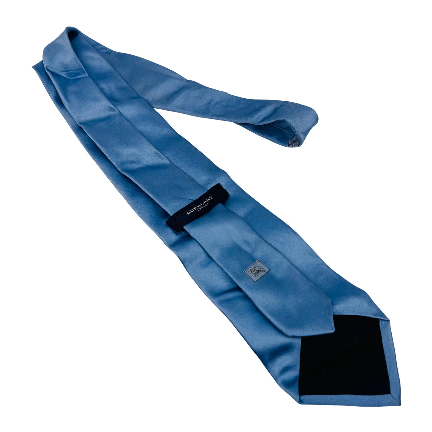 Burberry Light Blue Silk Tie (Size Regular)