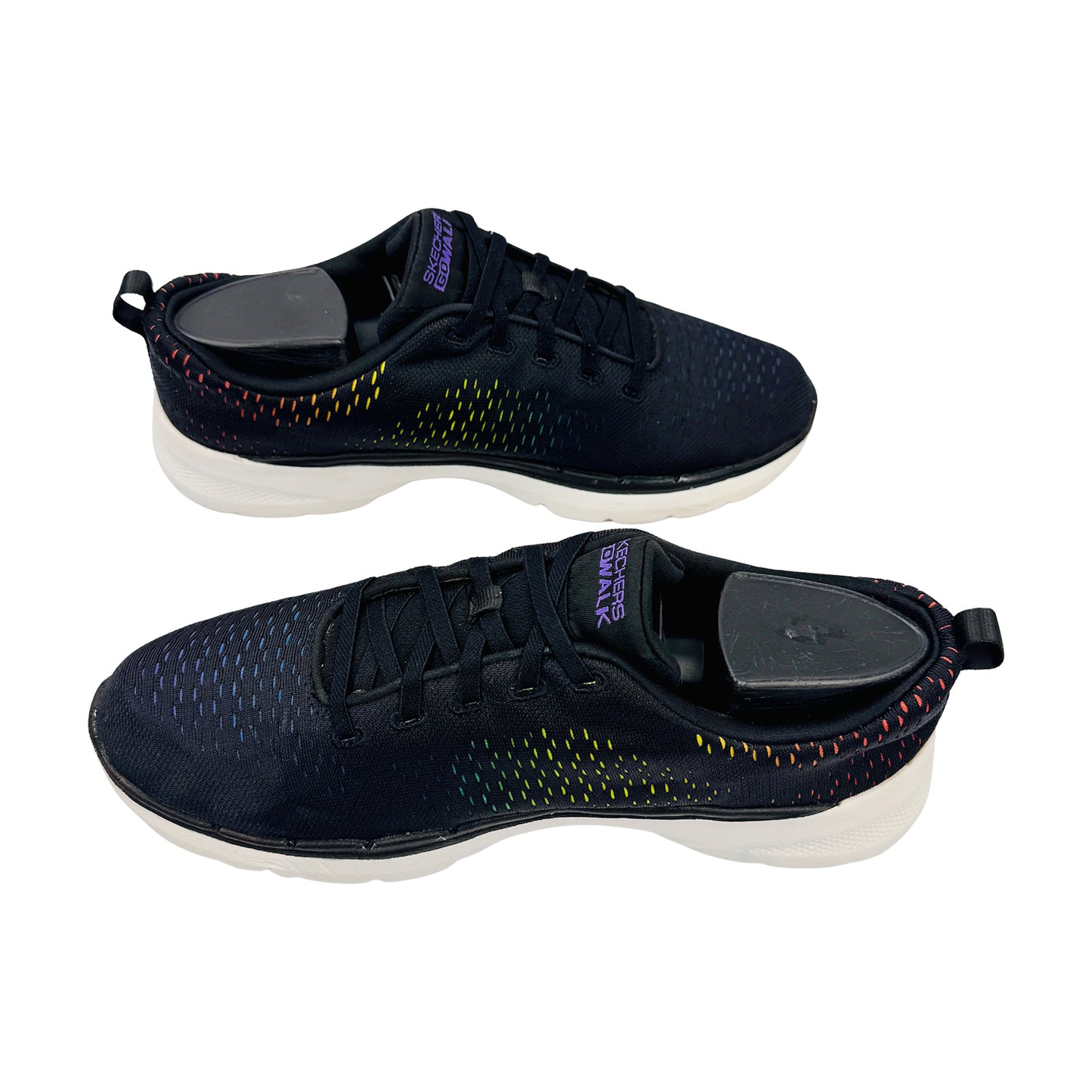 Skechers GOwalk 6 - Vibrant Energy Shoes (Size 38.5/39) - 124520 BKMT